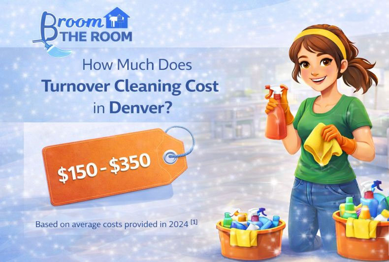 How Much Does Turnover Cleaning Cost in Denver Broom the Room