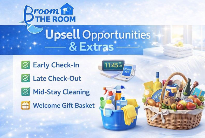 Upsell Opportunities & Extras Broom the Room