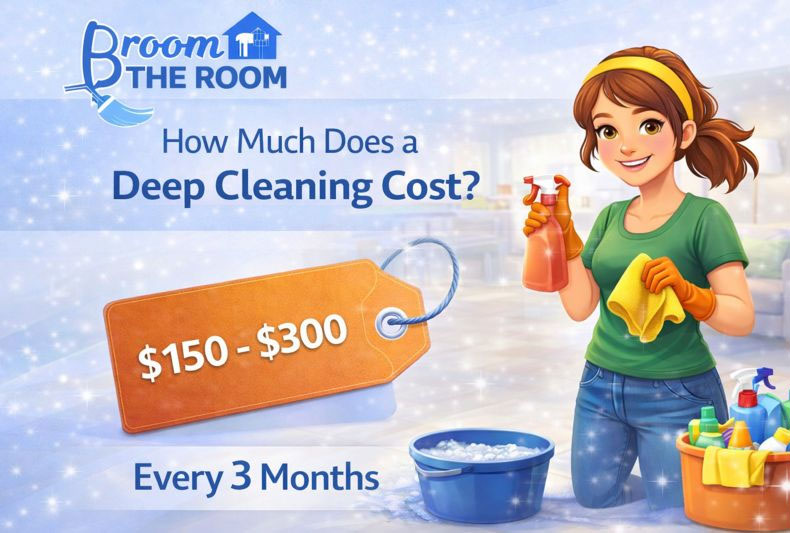 deep clean cost broom the room in Denver