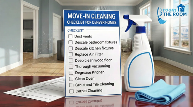 Move-In Cleaning Checklist for Denver Homes (Printable & Room-by-Room)