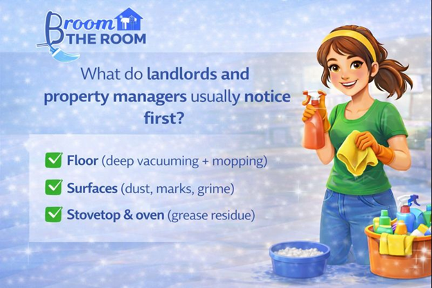 What do landlords and property managers usually notice first?