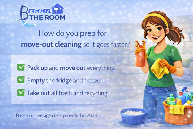 How do you prep for move-out cleaning so it goes faster?