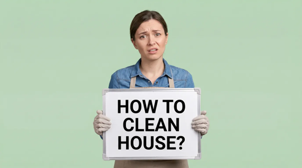 How do you clean floors the right way in a dusty climate?